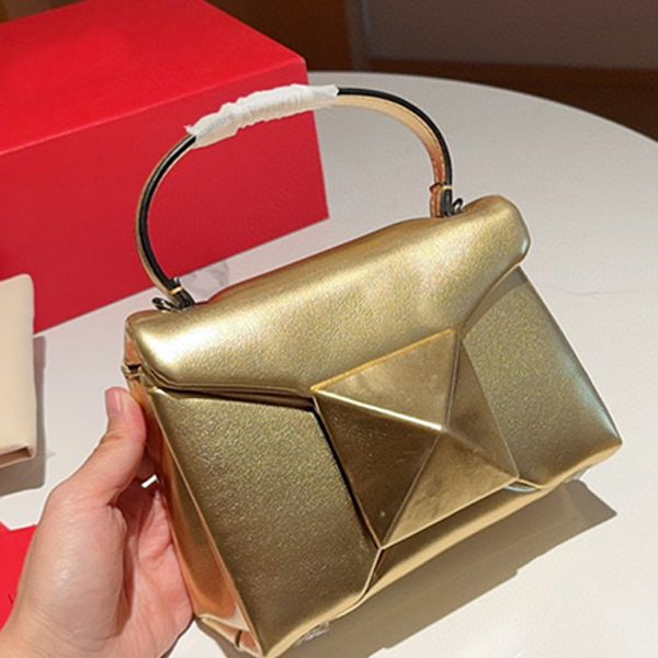 

Designer Fashion Women's Totes Hand Bags 2023 Hot Selling Items Advanced and Exquisite High Quality Genuine Leather Women Cross Body Bag, Gold