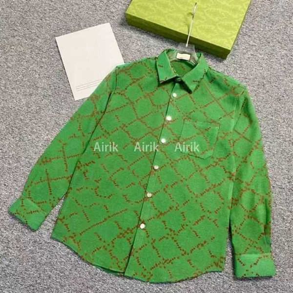 Women's Blouses Shirts long-sleeved shirt Classic Men's and women's high-quality front letter-printed Loose jacquard process Soft comfortable thick 7DJE
Women's Blouses Shirts long-sleeved shirt Classic Men's and women's high-quality front letter-printed Loose jacquard process Soft comfortable thick 7DJE