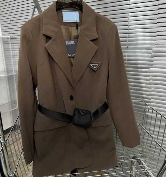 Suits Women's Blazers Luxury women's suits coat waist bag designer jacket fashion classic inverted lady slim temperament color black khaki Clothing 250C
Suits Women's Blazers Luxury women's suits coat waist bag designer jacket fashion classic inverted lady slim temperament color black khaki Clothing 250C