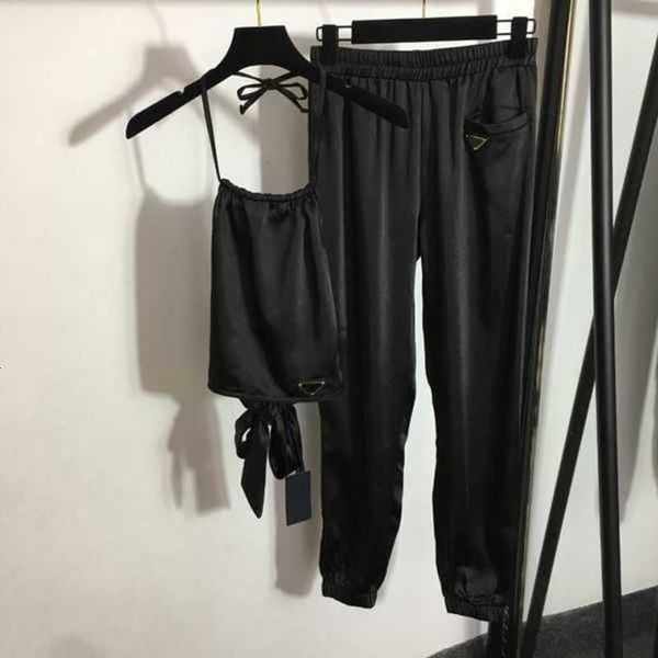 Women's Two Piece Pants Summer Sexy Vests Sport Luxury Sling Girls Shirt Pant Fashion Soft Touch Female Tracksuit Set 30P5, Black
Women's Two Piece Pants Summer Sexy Vests Sport Luxury Sling Girls Shirt Pant Fashion Soft Touch Female Tracksuit Set 30P5, Black