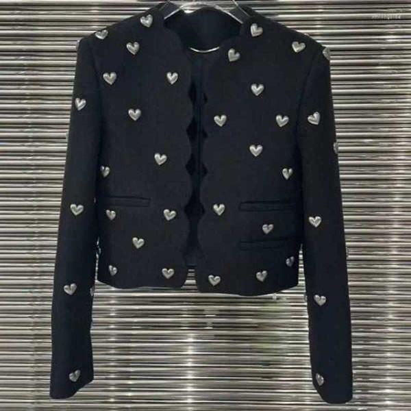 jackets womens LANMREM Long Sleeve Heart Beading Jacket Woman V Neck Black Color Chic Female Streetwear Fashion Tops Autumn CGKI
jackets womens LANMREM Long Sleeve Heart Beading Jacket Woman V Neck Black Color Chic Female Streetwear Fashion Tops Autumn CGKI