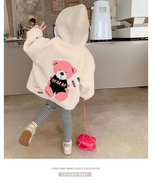 Jackets Fashion Baby Girl Winter Jacket Thick Lamb Wool Infant Toddler Child Warm Sheep Like Coat Outwear Cotton Y af22, Pink
Jackets Fashion Baby Girl Winter Jacket Thick Lamb Wool Infant Toddler Child Warm Sheep Like Coat Outwear Cotton Y af22, Pink
