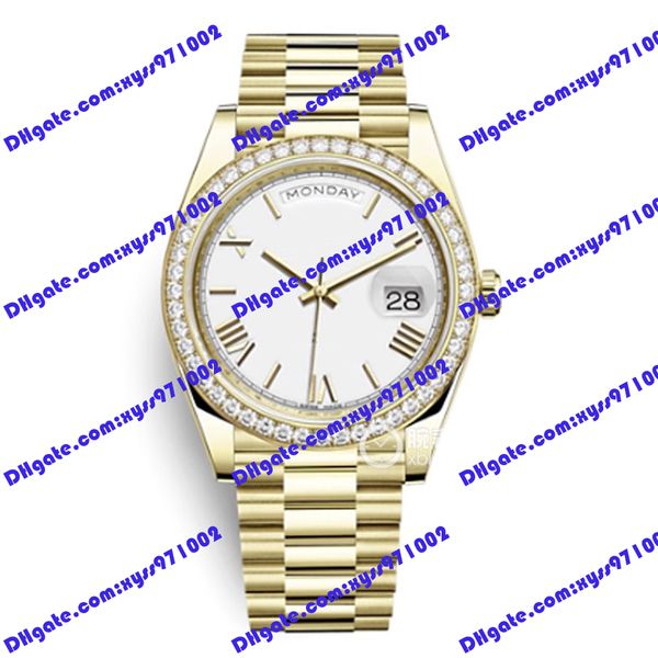highquality men's watch 2813 automatic mechanical watch m228348rbr 40mm white dial diamond bezel gold stainless steel wristwatch calend, Slivery;brown
highquality men's watch 2813 automatic mechanical watch m228348rbr 40mm white dial diamond bezel gold stainless steel wristwatch calend, Slivery;brown