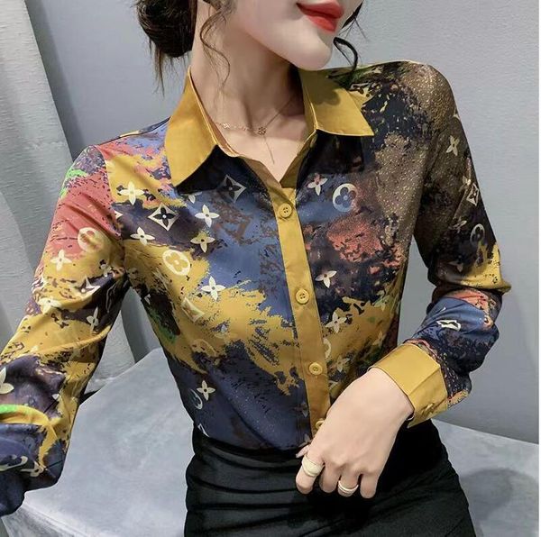 2023g women's shirt long sleeve fashion woman blouses satin female shirts and blouse basic ladies, White
2023g women's shirt long sleeve fashion woman blouses satin female shirts and blouse basic ladies, White