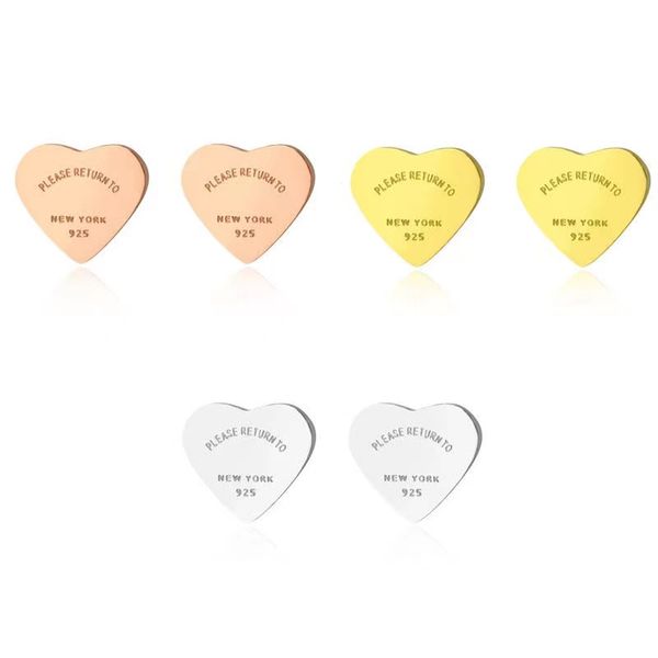 2023 quality women lover heart studs luxury titanium steel earrings logo printed wedding party gifts wholesale, Golden;silver
2023 quality women lover heart studs luxury titanium steel earrings logo printed wedding party gifts wholesale, Golden;silver