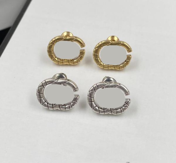 retro ear stud earrings have stamp brass for men women small earring designers jewelry luxury letters g studs with box, Golden;silver
retro ear stud earrings have stamp brass for men women small earring designers jewelry luxury letters g studs with box, Golden;silver
