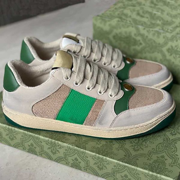 women screener leather sneaker mens designer shoes web green red stripe shoe original canvas flats vintage sneakers casual with box 320
women screener leather sneaker mens designer shoes web green red stripe shoe original canvas flats vintage sneakers casual with box 320