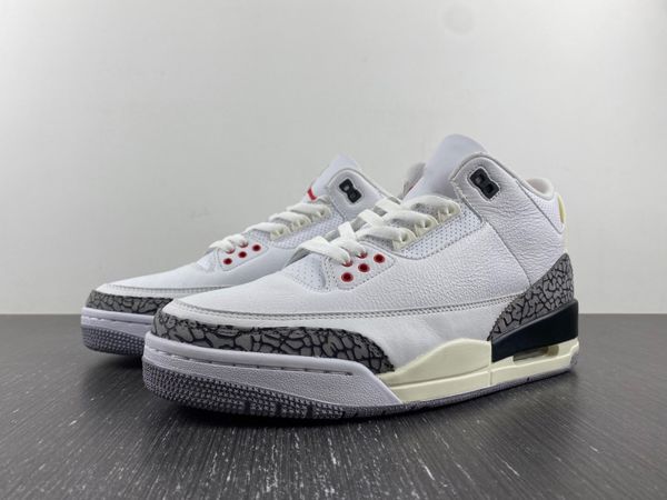 3s shoes basketball jumpman 3 sretro man sneakers white cement reimagined have large size 12-13
3s shoes basketball jumpman 3 sretro man sneakers white cement reimagined have large size 12-13