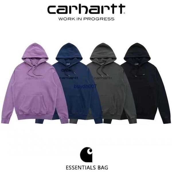 men's hoodie sweatshirt fashion designer brand carhart washed vintage classic lettered embroidery women loose fitting lovers, Black
men's hoodie sweatshirt fashion designer brand carhart washed vintage classic lettered embroidery women loose fitting lovers, Black
