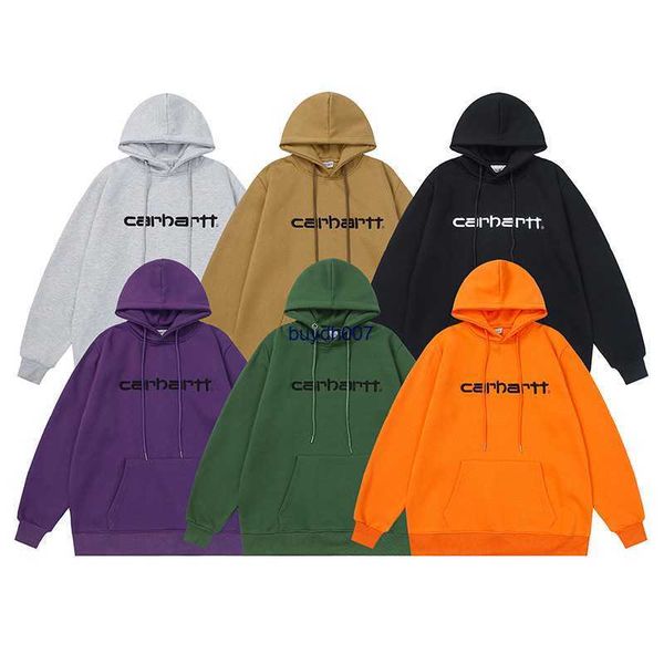 men's hoodie sweatshirt fashion designer brand carhart embroidery letter hooded sweater for women couples loose plush coat, Black
men's hoodie sweatshirt fashion designer brand carhart embroidery letter hooded sweater for women couples loose plush coat, Black