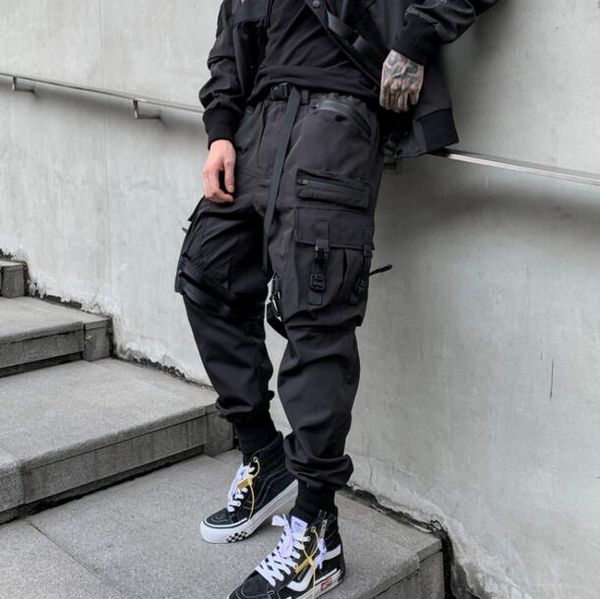 streetwear techwear jogger cargo pants for men women loose leisure ins junior trousers, Black
streetwear techwear jogger cargo pants for men women loose leisure ins junior trousers, Black