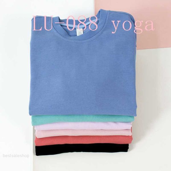 lu-088 yoga wear perfectly oversized autumn women's sweatshirt sports round neck long sleeve casual loose top, White;red
lu-088 yoga wear perfectly oversized autumn women's sweatshirt sports round neck long sleeve casual loose top, White;red