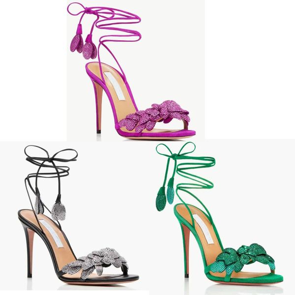 elegant women's sandals fashion design suede with rhinestone river flower decoration slim ankle strap high heels for summer women show, Black
elegant women's sandals fashion design suede with rhinestone river flower decoration slim ankle strap high heels for summer women show, Black