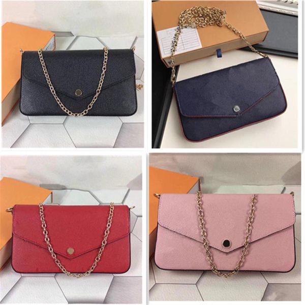 handbag women genuine leather bag with letters lady chain purses casual clutch presbyopic 3 pieces set mini messenger bags card ho346z
handbag women genuine leather bag with letters lady chain purses casual clutch presbyopic 3 pieces set mini messenger bags card ho346z
