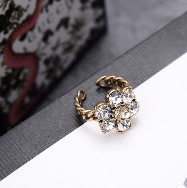 trendy designer rings for woman g ring vantage women luxury white diamond flower jewelry party have stamps with box, Silver
trendy designer rings for woman g ring vantage women luxury white diamond flower jewelry party have stamps with box, Silver
