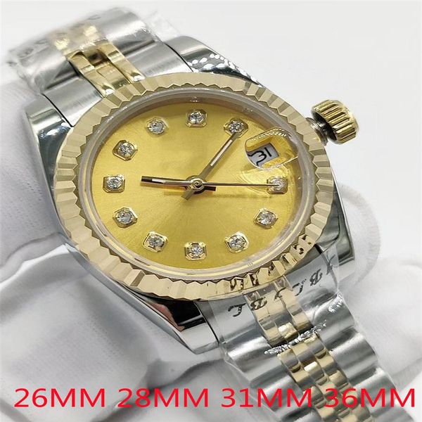 luxury designer classic fashion automatic women's watch size 28mm sapphire glass waterproof feature christmas gift294b, Slivery;golden
luxury designer classic fashion automatic women's watch size 28mm sapphire glass waterproof feature christmas gift294b, Slivery;golden