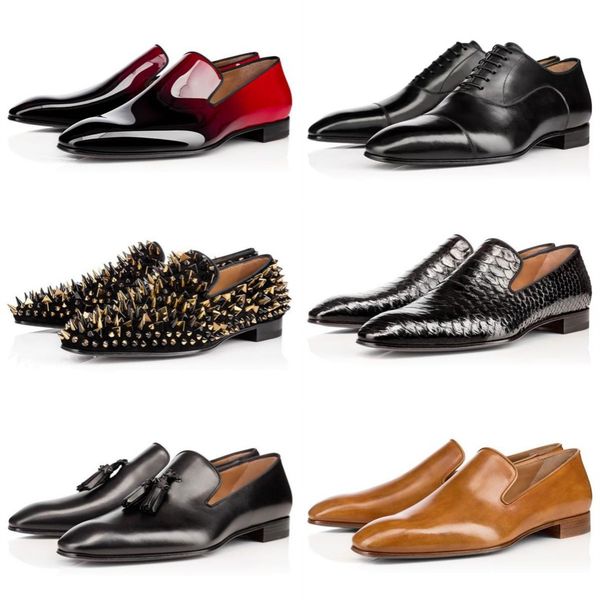 reds sole designer dress shoes loafers shoes for men party wedding business loafer matte patent leather suede rivets fashion 35-47, Black
reds sole designer dress shoes loafers shoes for men party wedding business loafer matte patent leather suede rivets fashion 35-47, Black