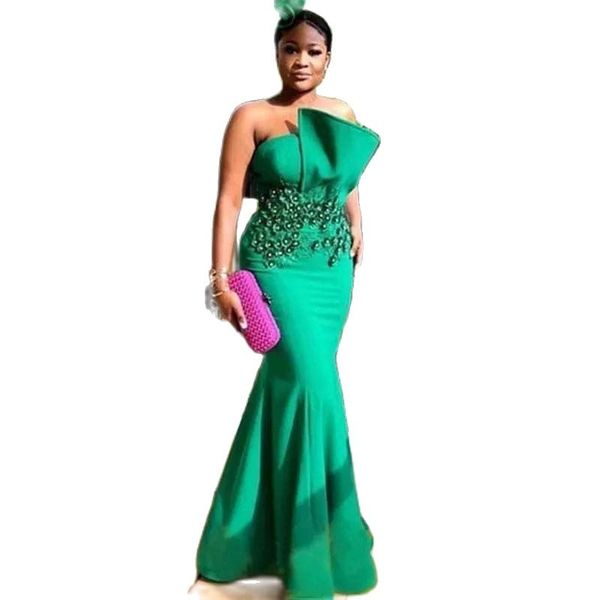prom dresses mermaid green strapless satin lace beading evening gowns with zipper back vestidos de fiesta de noche, Black
prom dresses mermaid green strapless satin lace beading evening gowns with zipper back vestidos de fiesta de noche, Black