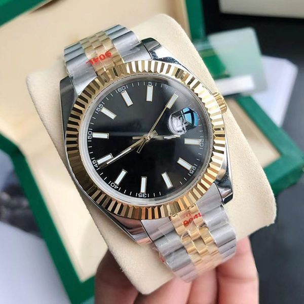 mens automatic mechanical watches 36mm 41mm full stainless steel waterproof designer fashion classic women watch montre de luxe, Slivery;brown
mens automatic mechanical watches 36mm 41mm full stainless steel waterproof designer fashion classic women watch montre de luxe, Slivery;brown