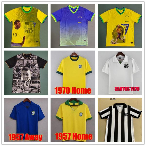 1957 1970 pele retro soccer jerseys brazils football shirt brasil 22 23 special santos 1956 camisa de futebol classic s-xxl, Black;yellow
1957 1970 pele retro soccer jerseys brazils football shirt brasil 22 23 special santos 1956 camisa de futebol classic s-xxl, Black;yellow