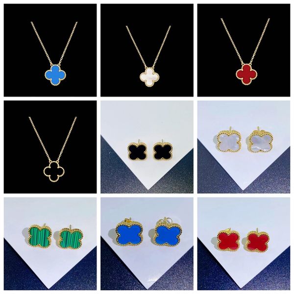 classic design clover pendant necklace 18k gold stainless steel earring jewelry set for women gift, Silver
classic design clover pendant necklace 18k gold stainless steel earring jewelry set for women gift, Silver
