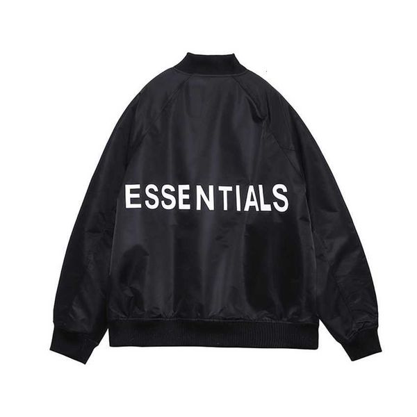 hoodie sweatshirt chao brand double thread essential flight jacket cotton loose high street men's and women's, Black
hoodie sweatshirt chao brand double thread essential flight jacket cotton loose high street men's and women's, Black