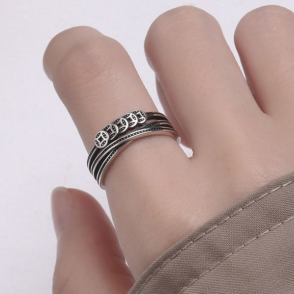 10pcs chinese retro copper coin opening ring for men women feng shui amulet wealth lucky ring finger jewelry birthday gift, Silver
10pcs chinese retro copper coin opening ring for men women feng shui amulet wealth lucky ring finger jewelry birthday gift, Silver
