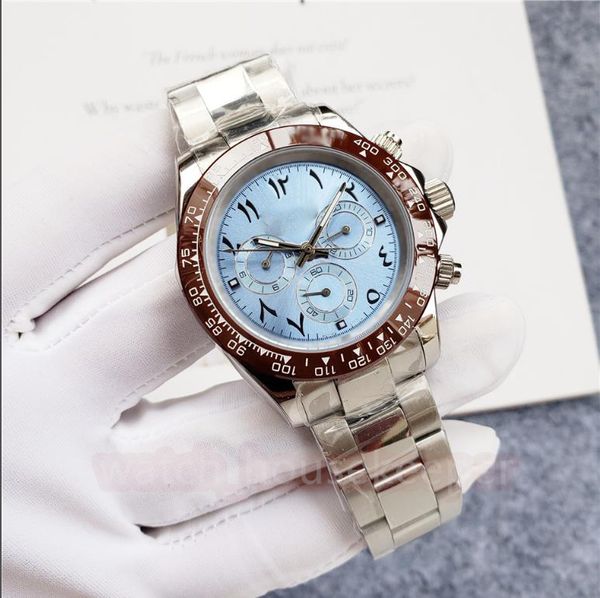 2023 business men's watch 40mm ceramic ring stainless steel 904l bracelet waterproof u1 sapphire watch, Slivery;brown
2023 business men's watch 40mm ceramic ring stainless steel 904l bracelet waterproof u1 sapphire watch, Slivery;brown