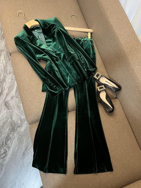 b1006 velvet blazer pants suits women set purple brown 2023 business suits blazer jacket flare pants two piece office female suit, White
b1006 velvet blazer pants suits women set purple brown 2023 business suits blazer jacket flare pants two piece office female suit, White