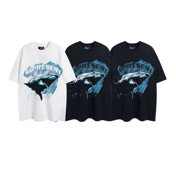 2023 new men's and women's t shirt fashion design brand present'shigh street summer design shark short sleeve american loose, White;black
2023 new men's and women's t shirt fashion design brand present'shigh street summer design shark short sleeve american loose, White;black