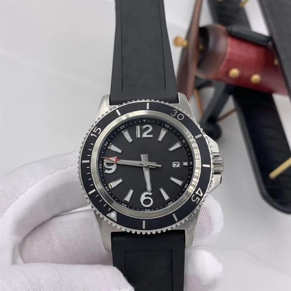 1884 super ocean 46mm watch black dial stainless steel rotating bezel mens automatic mechanical rubber band watch wristwatches2592, Slivery;brown
1884 super ocean 46mm watch black dial stainless steel rotating bezel mens automatic mechanical rubber band watch wristwatches2592, Slivery;brown