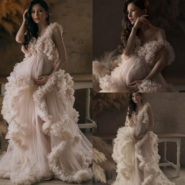 2023 evening dresses wear long elegant v neck champagne tulle off shoulder maternity dresses for p shoot robe pregnant women fomral gowns, Black;red
2023 evening dresses wear long elegant v neck champagne tulle off shoulder maternity dresses for p shoot robe pregnant women fomral gowns, Black;red