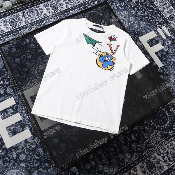 xinxinbuy men designer tee t shirt knitted paris letters paper airplane jacquard short sleeve cotton women white blue orange s-xl, Black;brown
xinxinbuy men designer tee t shirt knitted paris letters paper airplane jacquard short sleeve cotton women white blue orange s-xl, Black;brown