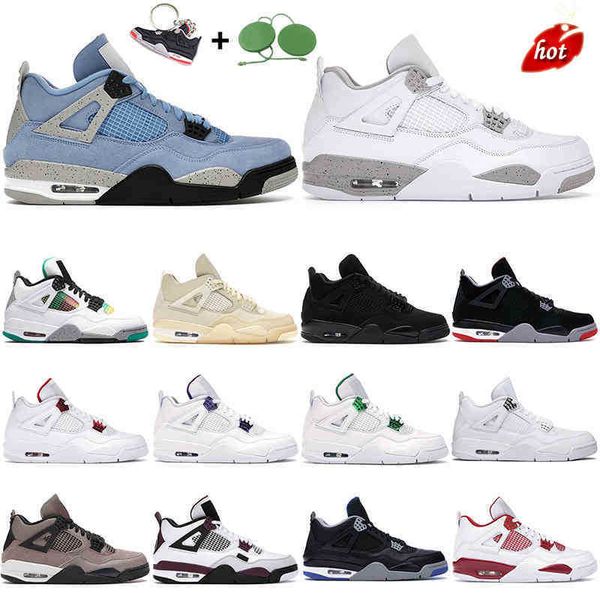 new basketball shoes men 4s 4 white oreo black cat pure money cool grey royalty university red union guava lemon venom thunder mens trainers
new basketball shoes men 4s 4 white oreo black cat pure money cool grey royalty university red union guava lemon venom thunder mens trainers