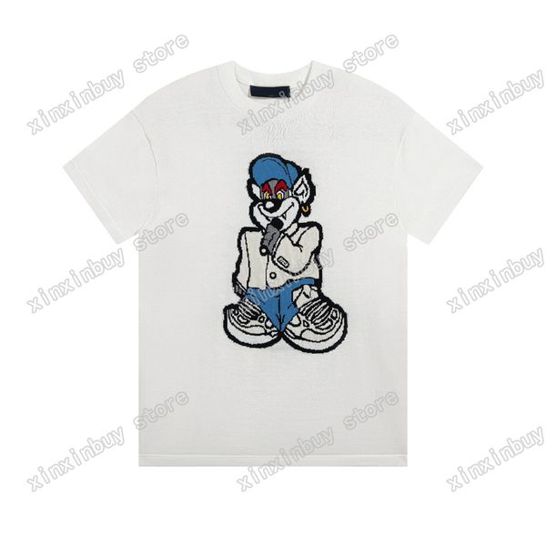 xinxinbuy men designer tee t shirt knitted paris dog knitted jacquard short sleeve cotton women white black red xs-2xl, Black;brown
xinxinbuy men designer tee t shirt knitted paris dog knitted jacquard short sleeve cotton women white black red xs-2xl, Black;brown