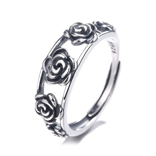designer rings 925 sterling silver rose flower ring for women vintage adjustable floral flowers finger rings female romantic valentines gift
designer rings 925 sterling silver rose flower ring for women vintage adjustable floral flowers finger rings female romantic valentines gift