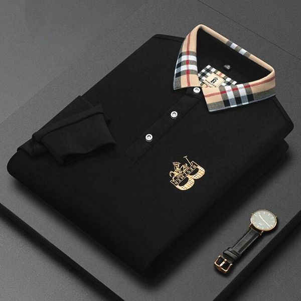 wholesale 2023 autumn and winter men's polos 100% cotton polo shirt long sleeve tee embroidered fall business casual lapel fashion soft, White;black
wholesale 2023 autumn and winter men's polos 100% cotton polo shirt long sleeve tee embroidered fall business casual lapel fashion soft, White;black
