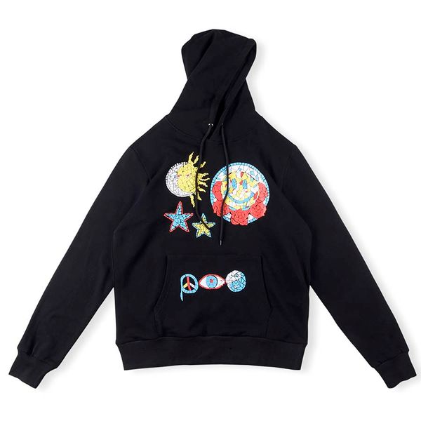 black sweatshirts plus size womens doodle printed hip hop fleece hoode 23ss, Black;brown
black sweatshirts plus size womens doodle printed hip hop fleece hoode 23ss, Black;brown