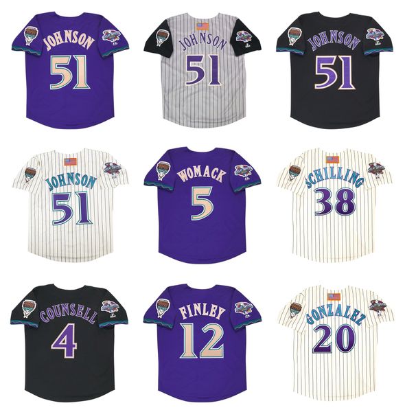 2001 world series arizona randy johnson baseball jersey diamondbacks luis gonzalez curt schilling craig counsell tony womack matt williams s, Blue;black
2001 world series arizona randy johnson baseball jersey diamondbacks luis gonzalez curt schilling craig counsell tony womack matt williams s, Blue;black