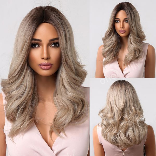 fashion body wave high temperature synthetic wig blond brown hair for girl or womens birthday gift cosplay hiar wigs, Black
fashion body wave high temperature synthetic wig blond brown hair for girl or womens birthday gift cosplay hiar wigs, Black