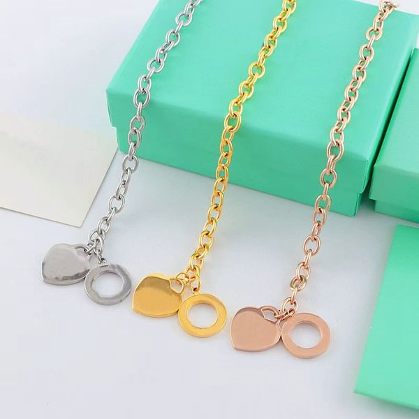 fashion designer women's necklace bracelet charm heart set 18k gold jewelry girl valentine's day love gift 316l stainless steel je, Silver
fashion designer women's necklace bracelet charm heart set 18k gold jewelry girl valentine's day love gift 316l stainless steel je, Silver