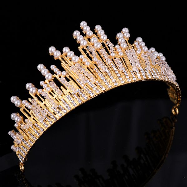 luxury diamond pearls tiara hair hoop crystal bridal headwear crown rhinestone with wedding jewelry diamonds bridal crowns headpieces hg031, Silver
luxury diamond pearls tiara hair hoop crystal bridal headwear crown rhinestone with wedding jewelry diamonds bridal crowns headpieces hg031, Silver