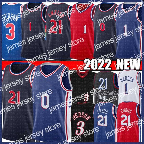 basketball jerseys joel 21 embiid james 1 harden 2022 city basketball jersey tyrese 0 maxey allen 3 iverson 76er blue red white sports shirt, Black;red
basketball jerseys joel 21 embiid james 1 harden 2022 city basketball jersey tyrese 0 maxey allen 3 iverson 76er blue red white sports shirt, Black;red