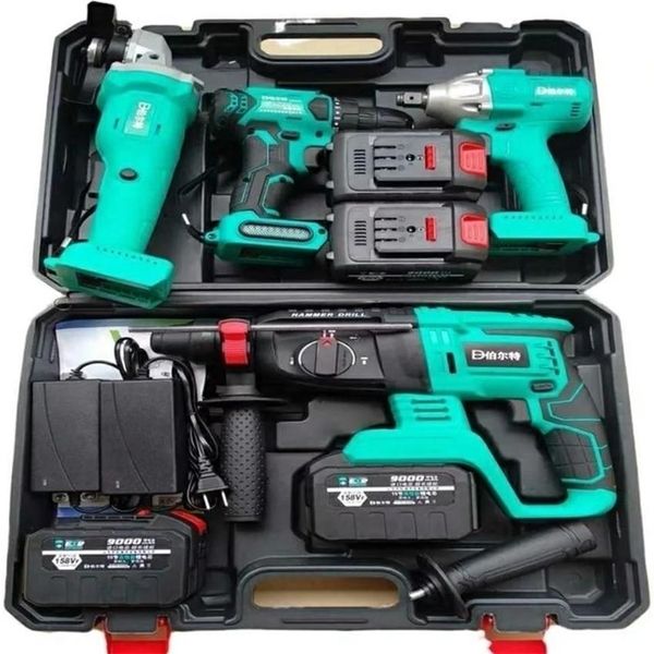 electric drill fourpiece brushless hammer pick lithium battery rechargeable power tool 2209302218
electric drill fourpiece brushless hammer pick lithium battery rechargeable power tool 2209302218