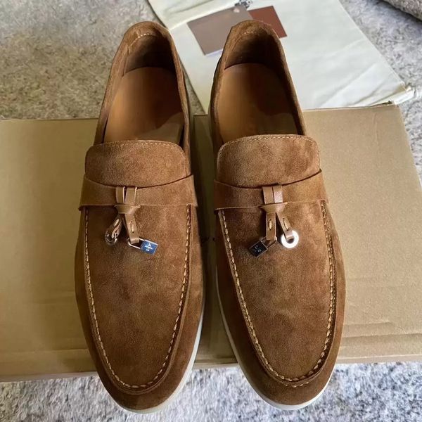 luxury designer summer charms walk casual shoes women casual shoes men suede calf skin muller shoes brand classic walking flats loro piana, Black
luxury designer summer charms walk casual shoes women casual shoes men suede calf skin muller shoes brand classic walking flats loro piana, Black