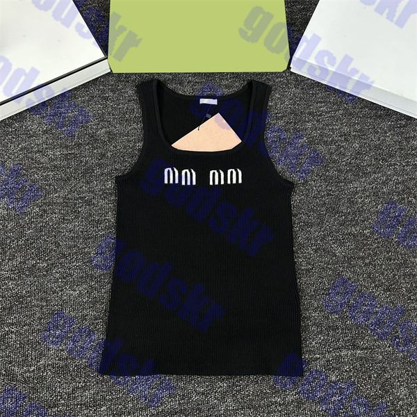 jacquard knitted tank letter logo knitwear for women classic black vests womens sleeveless sweater, White
jacquard knitted tank letter logo knitwear for women classic black vests womens sleeveless sweater, White
