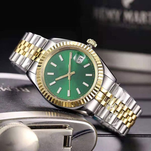 mens watch automatic mechanical wristwatches 36/41mm 904l all stainless steel green dial watches folding clasp womens waterproof wristwatch, Slivery;brown
mens watch automatic mechanical wristwatches 36/41mm 904l all stainless steel green dial watches folding clasp womens waterproof wristwatch, Slivery;brown