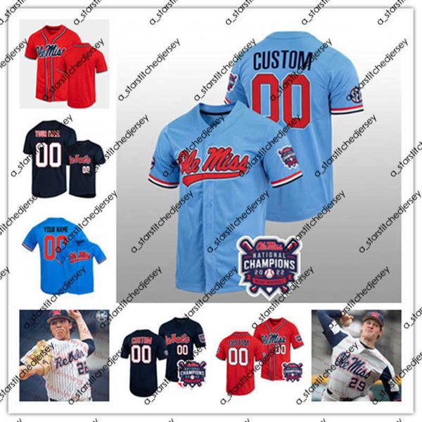 college baseball wears custom ole miss rebels 2022 champions baseball jerseys jacob gonzalez dylan delucia hayden dunhurst peyton chatagnier, Black
college baseball wears custom ole miss rebels 2022 champions baseball jerseys jacob gonzalez dylan delucia hayden dunhurst peyton chatagnier, Black