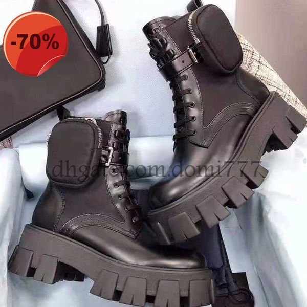 designer women's fashion boots with purse pocket bandage thick soled cool martin boots black eu35-42
designer women's fashion boots with purse pocket bandage thick soled cool martin boots black eu35-42