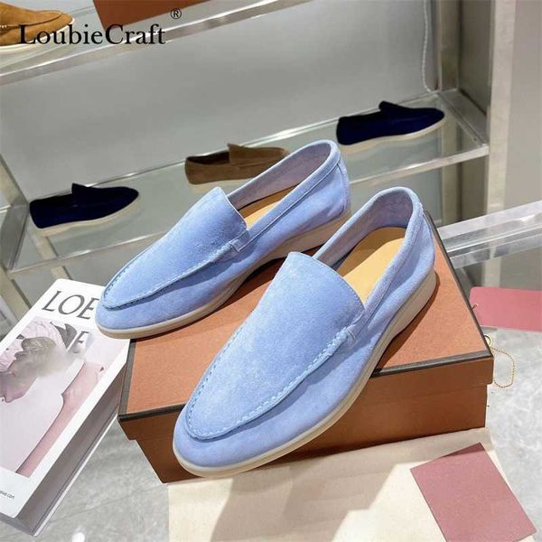 men's moccasins blue suede loafers men flats summer walk casual slip on shoes driving wedding party dress genuine leather, Black
men's moccasins blue suede loafers men flats summer walk casual slip on shoes driving wedding party dress genuine leather, Black